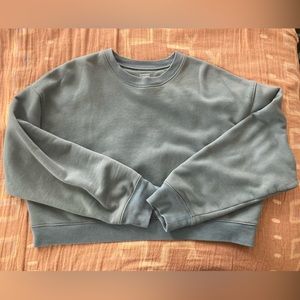 Girlfriend Collective 50/50 cropped sweatshirt size L